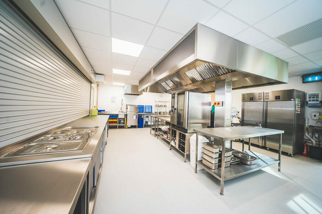 Commercial kitchen refurbishment